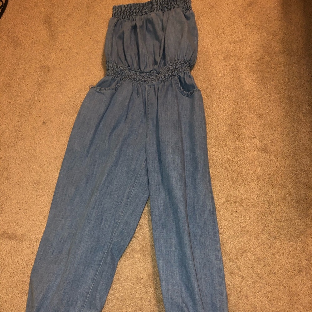 Denim jumpsuit